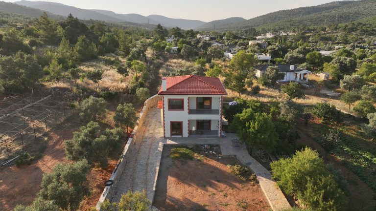 Bodrum Kızılağaç 158 m2 Dubleks Hafif Çelik Villa Projesi