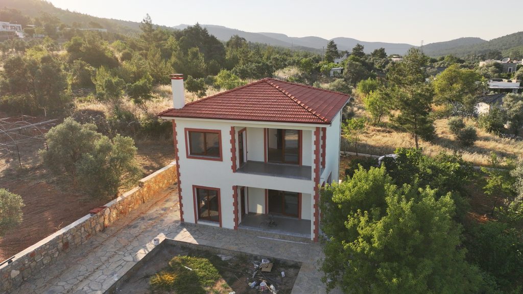 Bodrum Kızılağaç 158 m2 Dubleks Hafif Çelik Villa Projesi