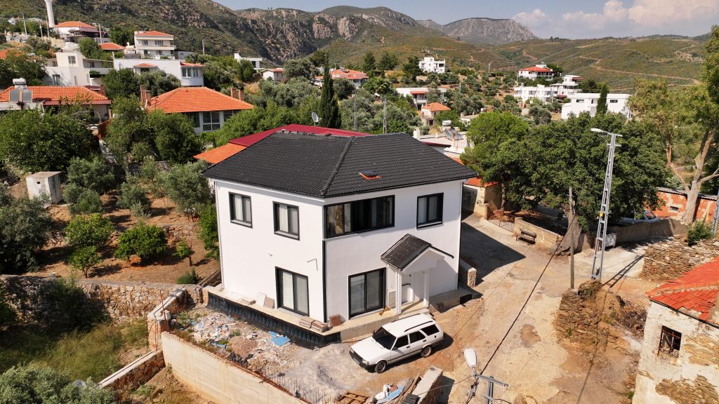 Muğla Bodrum Yukarı Mazı Mahallesi 155 m2 Dubleks Hafif Çelik Ev Projemiz