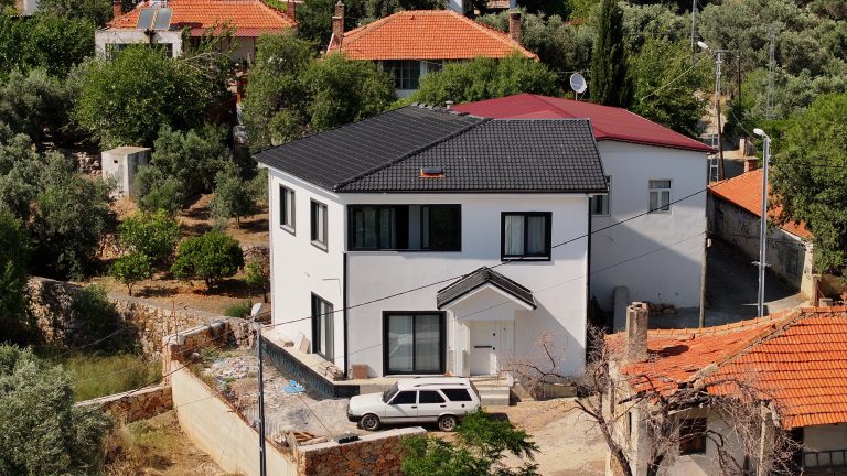 Muğla Bodrum Yukarı Mazı Mahallesi 155 m2 Dubleks Hafif Çelik Ev Projemiz