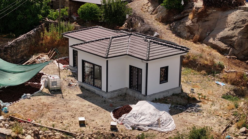 Muğla/ Milas Çukur Mahallesi 65 m2 Hafif Çelik Ev Projesi